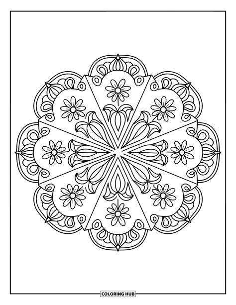 Rangoli Coloring Pages For Adults