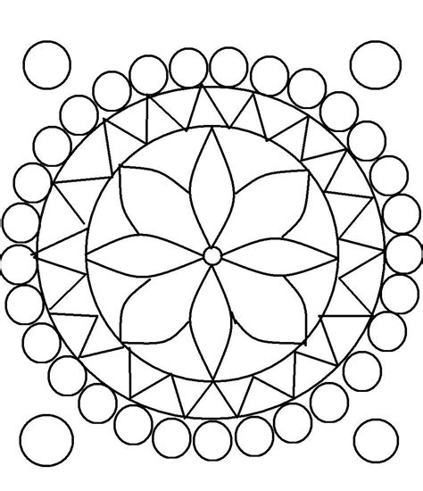 Rangoli Coloring Pages To Print