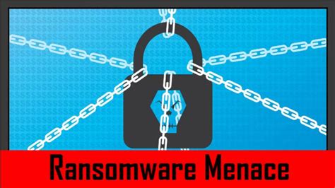 Ransomware menace