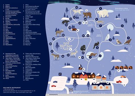 Ranua zoo map