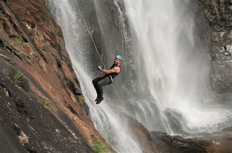 Rappelling Shirhal Waterfall