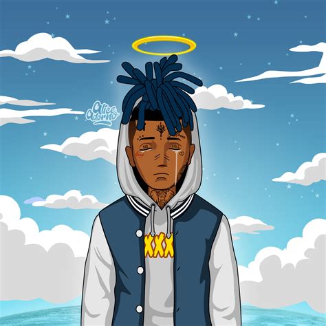 Rapper Xxtenations Wallpaper Cartoon