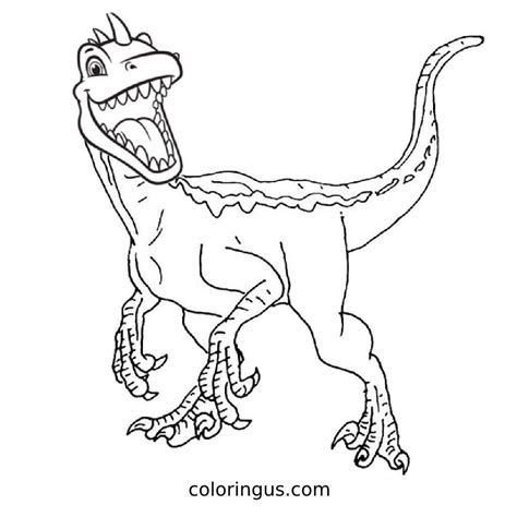 Raptor Coloring Pages