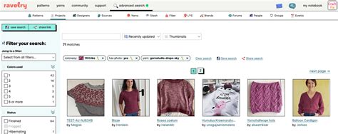 Ravelry website