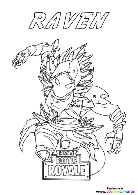 Raven Fortnite Tegninger