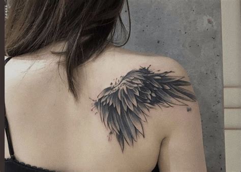 Raven Wing Tattoo