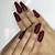 Ravishingly Chic: Dark Burgundy Nail Designs for a Stunning Statement