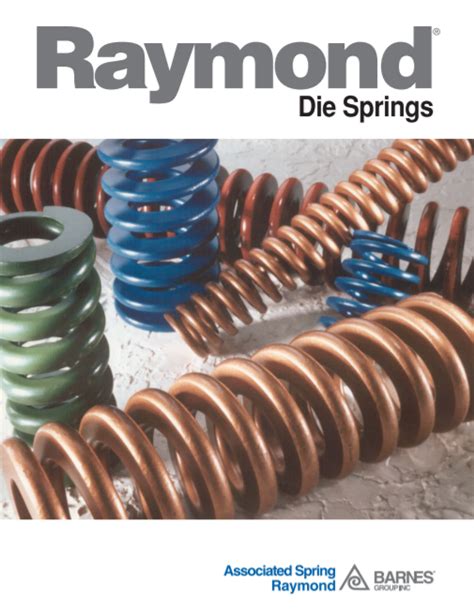 Raymond Die Spring Catalog