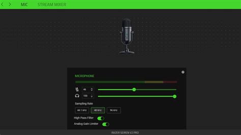 Razer Seiren V2 Pro software