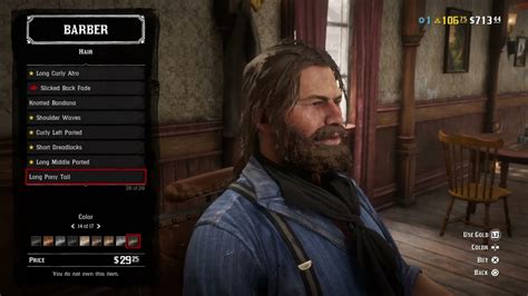 Rdr2 Arthur Beard Styles