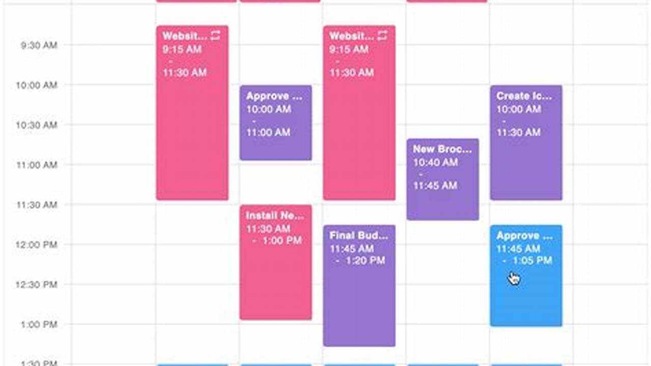React Calendar Timetable