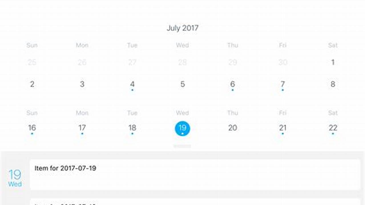 React Native Wix Calendar