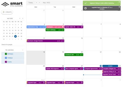 React Scheduler Calendar Free