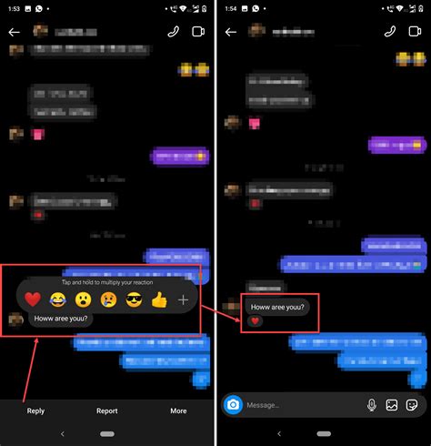 React to Instagram Messages