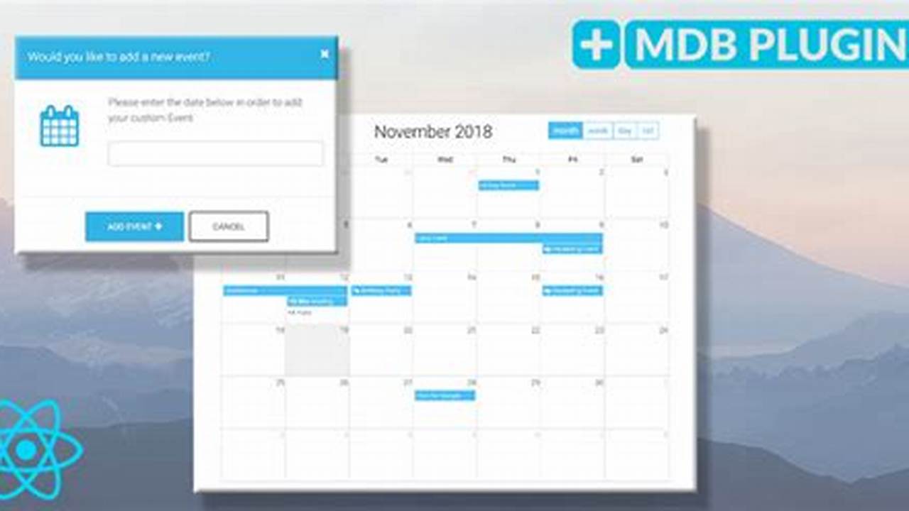 React-Bootstrap-Calendar