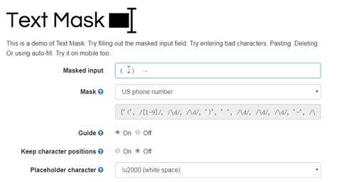 React-Text-Mask