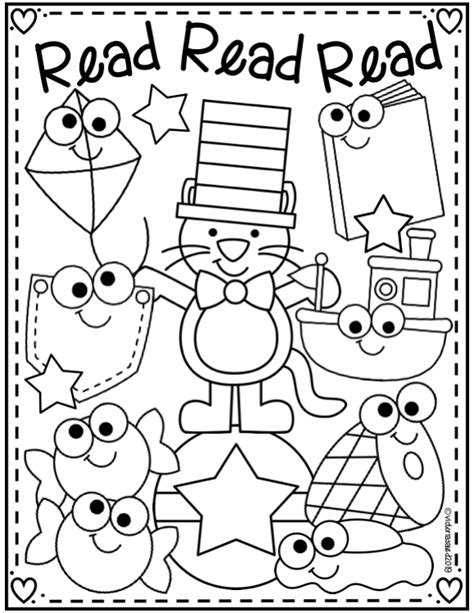 Read Across America Coloring Pages