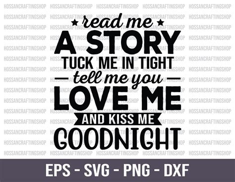 Download Read Me a Story, Tuck Me in... SVG File - SVG Design Cut Files