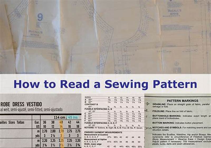 Read Sewing Pattern
