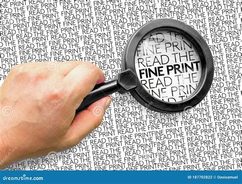 Read the Fine Print