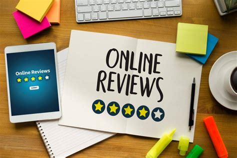 Reading online reviews and testimonials