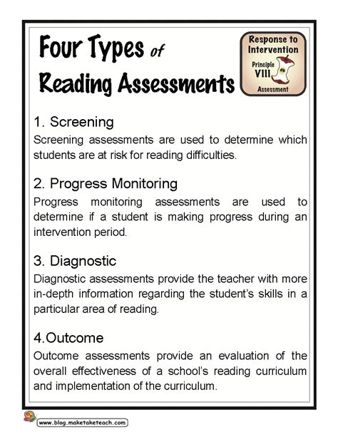 Reading Assessments