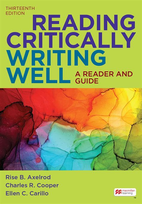Reading Critically, Writing Well: A Reader and Guide - Kindle edition 