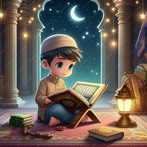 Person reading the Quran