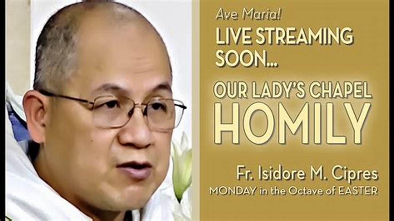 Readings For April 1 2024 Homily