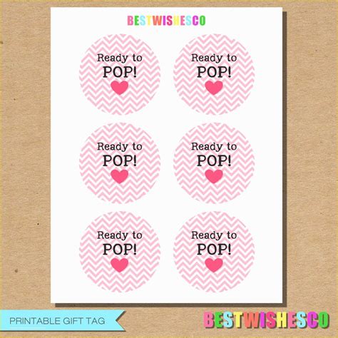 Ready to Pop Labels Template