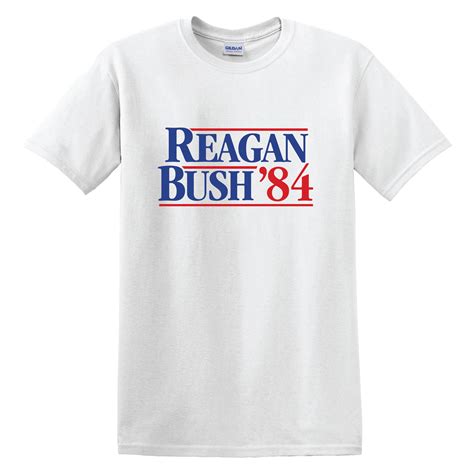 Reagan Bush 84 T Shirt: Show Your Patriotic Support With This Classic Design