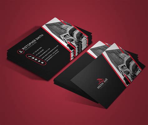 Download Real Estate Agent Business Card PSD Templates