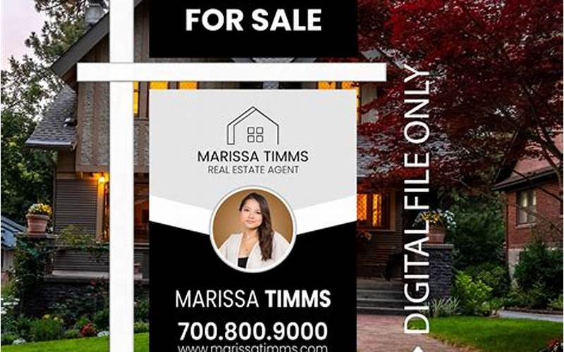 Real Estate Sign Rider Example