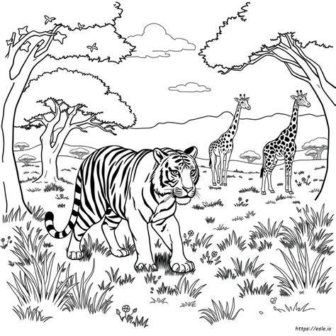 Real Animal Coloring Pages