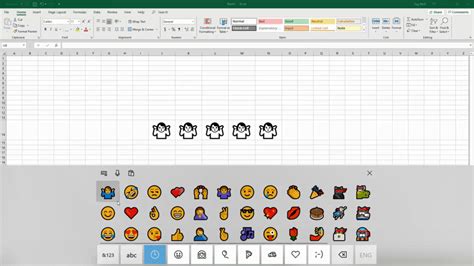 Real Emoticons From Onscreen Keyboard