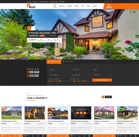Real Estate Agent Website Templates Free Of Real Estate Website