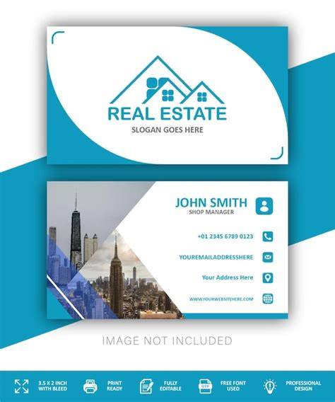 Real Estate Business Card Design