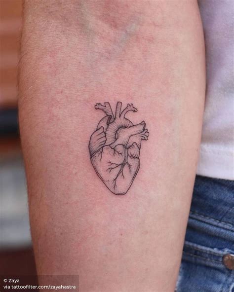 Real Heart Tattoo