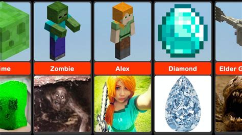 Real Life Minecraft Characters