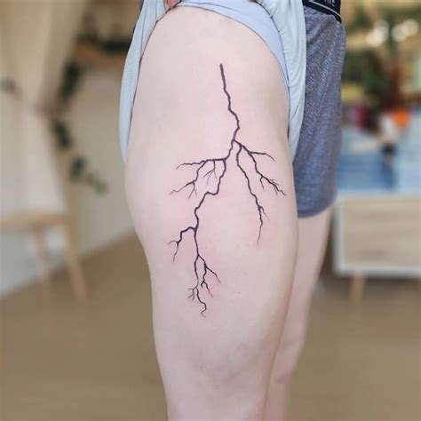 Real Lightning Tattoo