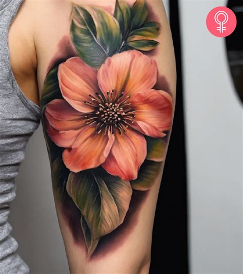 Realism Floral Tattoo