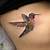 Realistic Hummingbird Tattoos