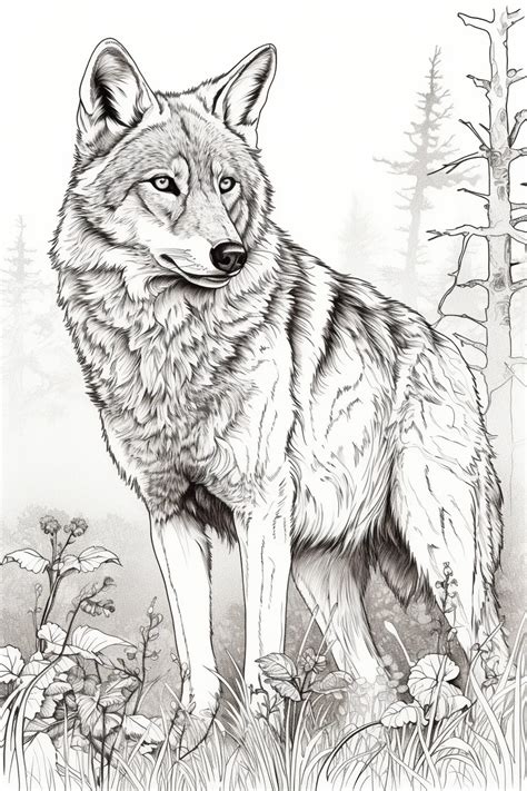 Realistic Animal Coloring Pages