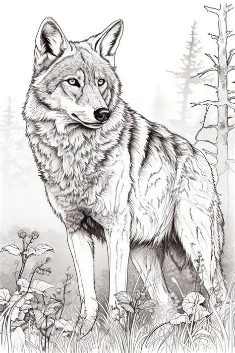 Realistic Animals Coloring Pages