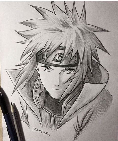 Realistic Anime Drawing Naruto Characters
