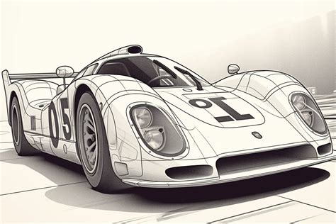 Realistic Car Coloring Pages