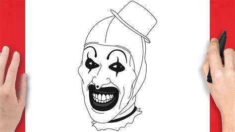 Realistic Clown Drawing
