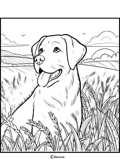 Realistic Coloring Pages Of Dogs