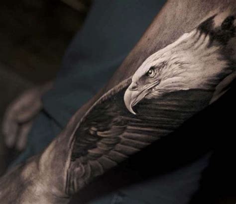 Realistic Eagle Tattoo
