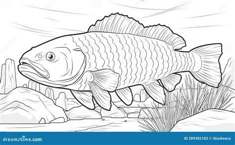 Realistic Fish Coloring Pages